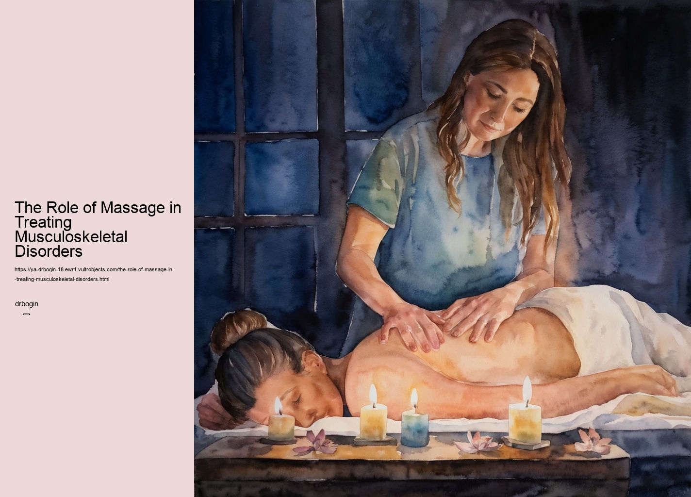 The Role of Massage in Treating Musculoskeletal Disorders